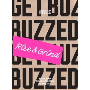☕️ VS PINK RISE & GRIND ENERGIZING COFFEE SCRUB ☕️